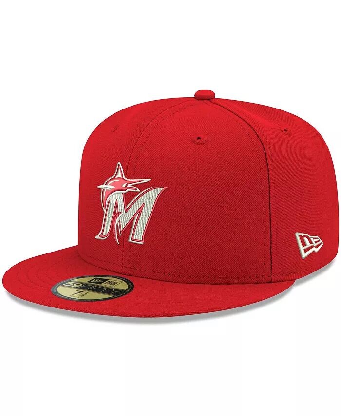 Мужская красная приталенная шляпа с логотипом Miami Marlins 59FIFTY New Era, красный
Мужская красная приталенная шляпа с логотипом Miami Marlins 59FIFTY New Era, красный