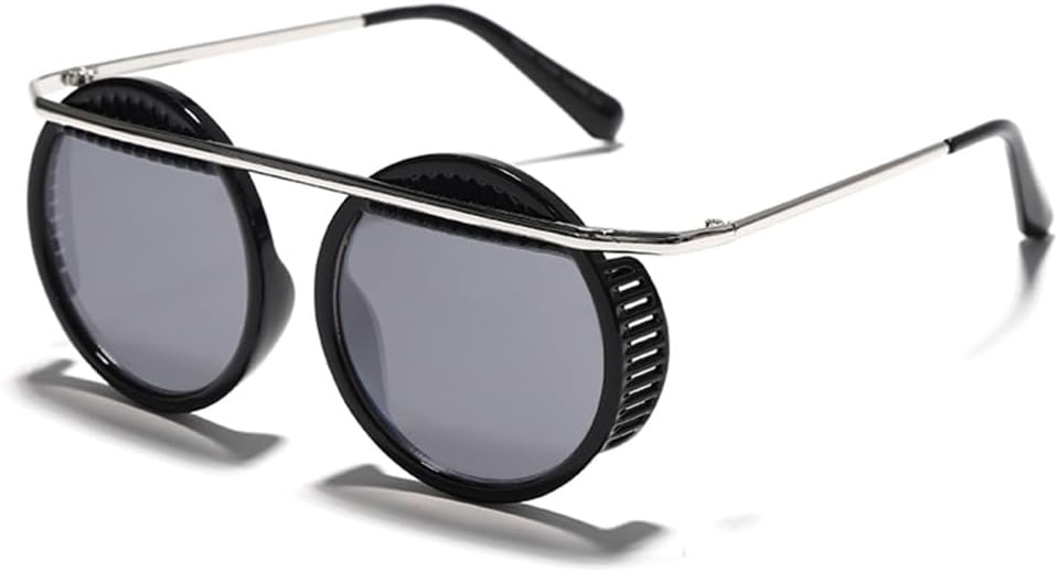 Винтажные солнцезащитные очки в стиле стимпанк для мужчин, круглые очки, металлические солнцезащитные очки в стиле стимпанк для женщин, зеркальные очки с защитой от УФ-излучения UV400 LANGSER, 3mirror Silver
Винтажные солнцезащитные очки в стиле стимпанк для мужчин, круглые очки, металлические солнцезащитные очки в стиле стимпанк для женщин, зеркальные очки с защитой от УФ-излучения UV400 LANGSER, 3mirror Silver