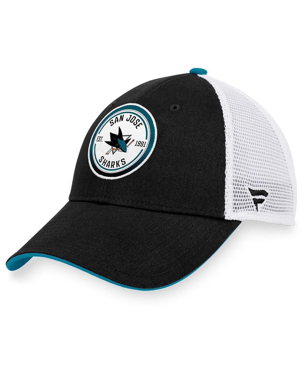 Мужская фирменная черно-белая кепка San Jose Sharks Iconic Gradient Trucker Snapback Fanatics
Мужская фирменная черно-белая кепка San Jose Sharks Iconic Gradient Trucker Snapback Fanatics