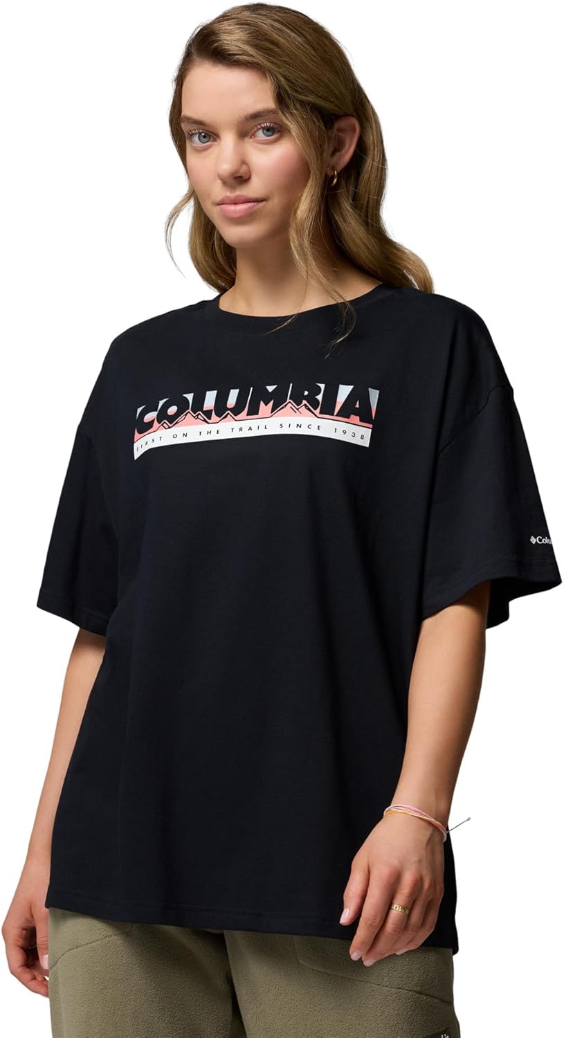 Женская футболка Columbia Rolling Bend Graphic Oversize, Black/First On Trail, Черный, Женская футболка Columbia Rolling Bend Graphic Oversize, Black/First On Trail
Женская футболка Columbia Rolling Bend Graphic Oversize, Black/First On Trail, Черный, Женская футболка Columbia Rolling Bend Graphic Oversize, Black/First On Trail