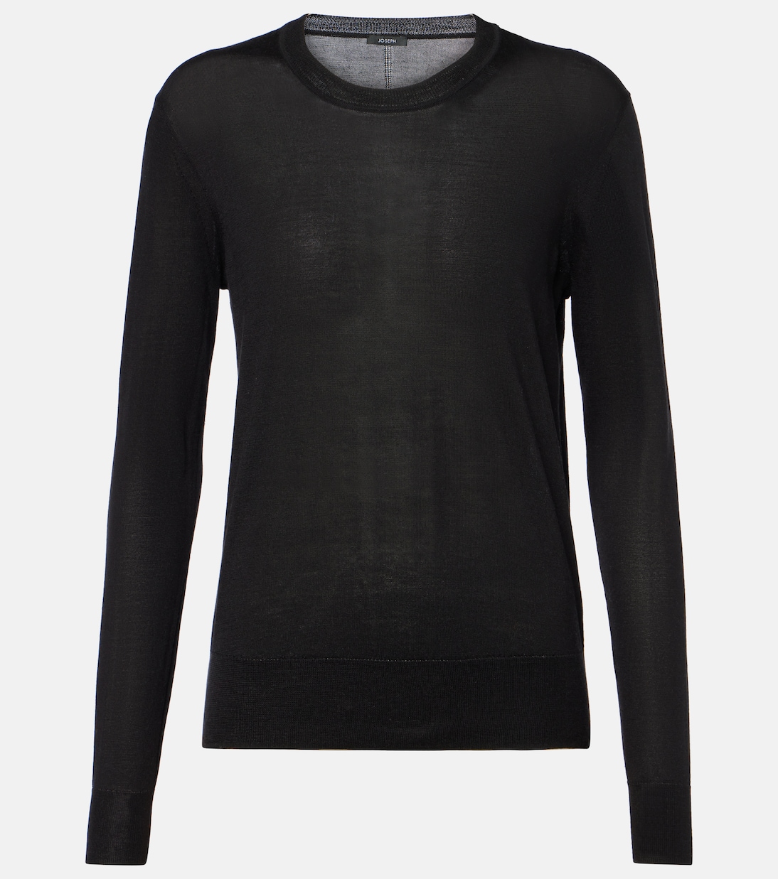 Тончайший свитер из шелка и хлопка Joseph, черный
Тончайший свитер из шелка и хлопка Joseph, черный