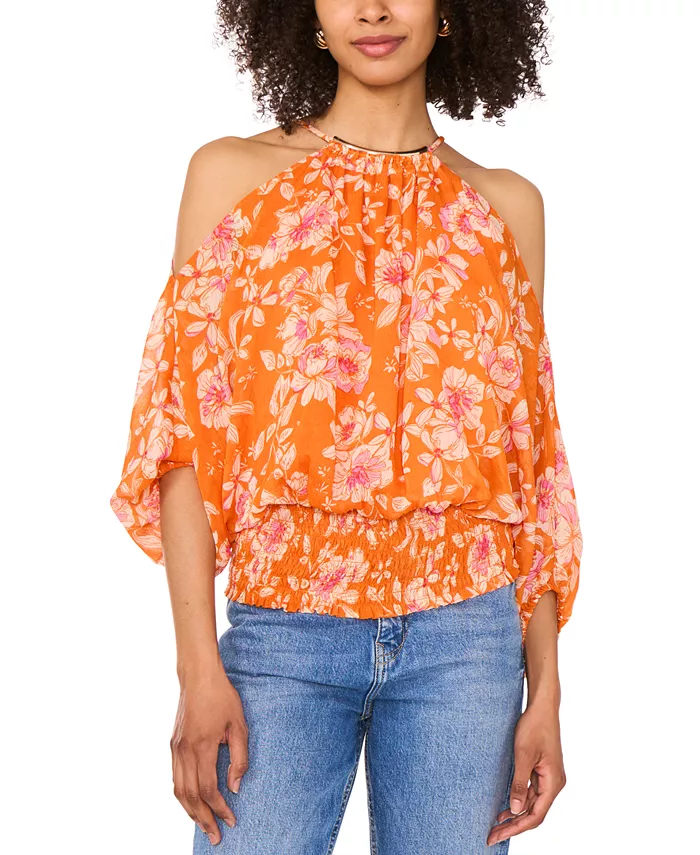 Женская блузка с принтом и открытыми плечами на запах Sam & Jess, мультиколор
Женская блузка с принтом и открытыми плечами на запах Sam & Jess, мультиколор