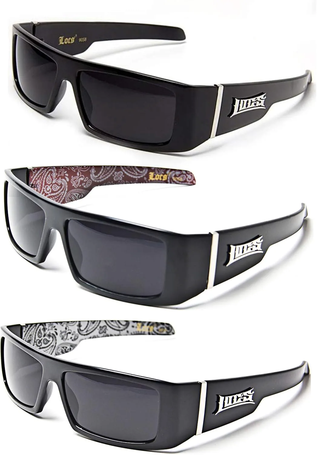 Солнцезащитные очки Locs Gangsta, различные комплекты, стиль 58 (3 шт., черные, однотонные, красные, белые банданы), 3 Pack Black Plain Red Bandana White Bandan
Солнцезащитные очки Locs Gangsta, различные комплекты, стиль 58 (3 шт., черные, однотонные, красные, белые банданы), 3 Pack Black Plain Red Bandana White Bandan