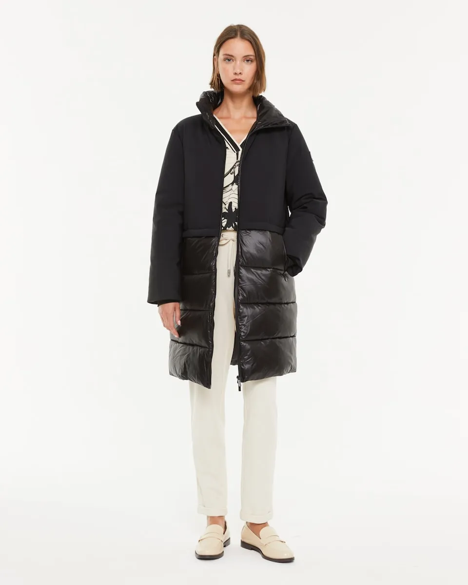 Длинная женская парка с капюшоном Paz Torras, черный
Длинная женская парка с капюшоном Paz Torras, черный
