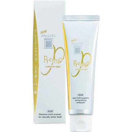 Зубная паста Premio реминерализирующая наногидроксиапатит 100 г премиум-класса с двойным вкусом мяты, Apagard
Зубная паста Premio реминерализирующая наногидроксиапатит 100 г премиум-класса с двойным вкусом мяты, Apagard