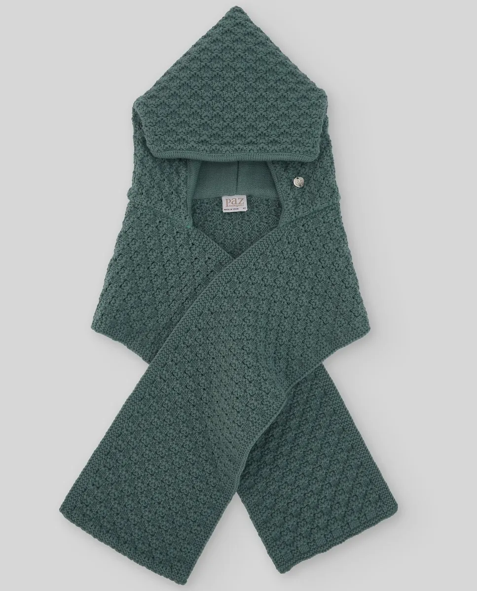 Детская шапка-шарф с помпонами Paz Rodríguez, темно-зеленый
Детская шапка-шарф с помпонами Paz Rodríguez, темно-зеленый