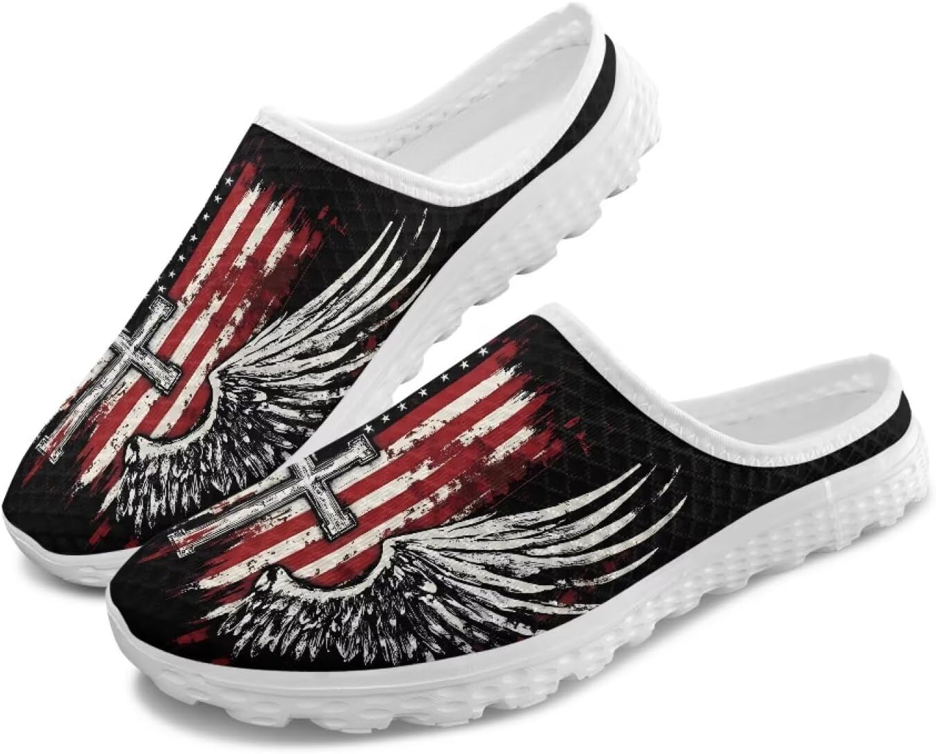 Мужские сетчатые шлепанцы без задника с принтом - дышащие, легкие, противоскользящие, удобные для ходьбы и офиса Ocwfudsx, Flag Cross Wings
Мужские сетчатые шлепанцы без задника с принтом - дышащие, легкие, противоскользящие, удобные для ходьбы и офиса Ocwfudsx, Flag Cross Wings