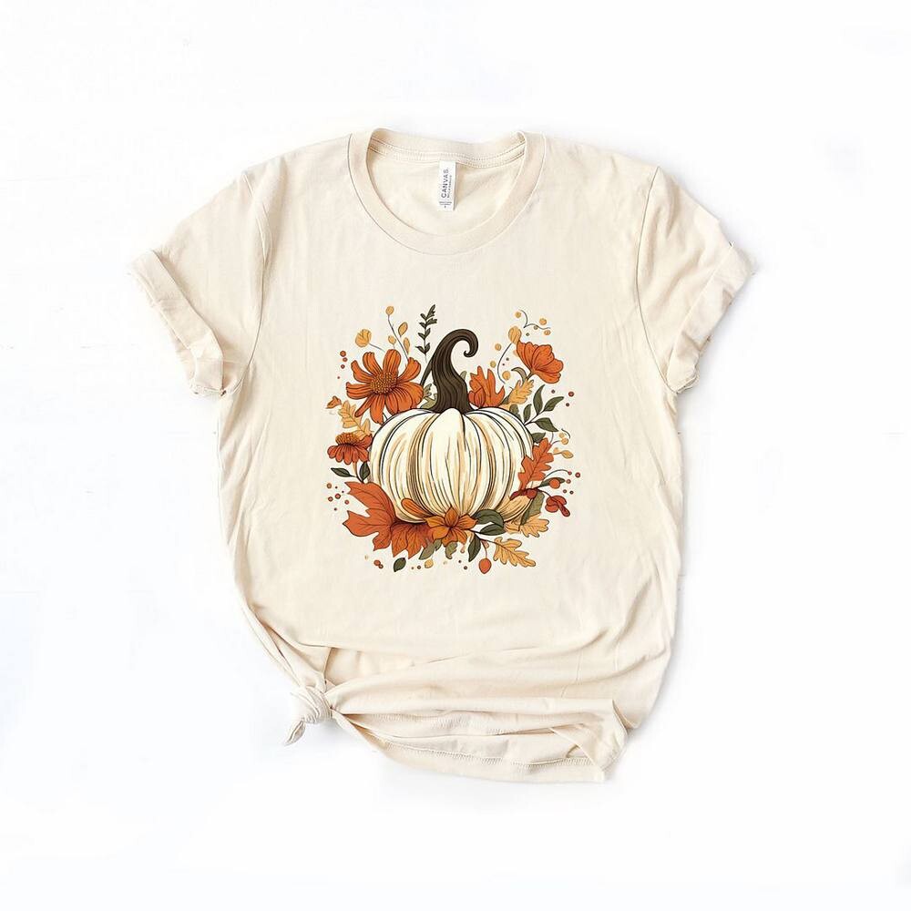 Осенняя футболка с короткими рукавами и цветочным принтом тыквы Simply Sage Market, цвет Cream
Осенняя футболка с короткими рукавами и цветочным принтом тыквы Simply Sage Market, цвет Cream