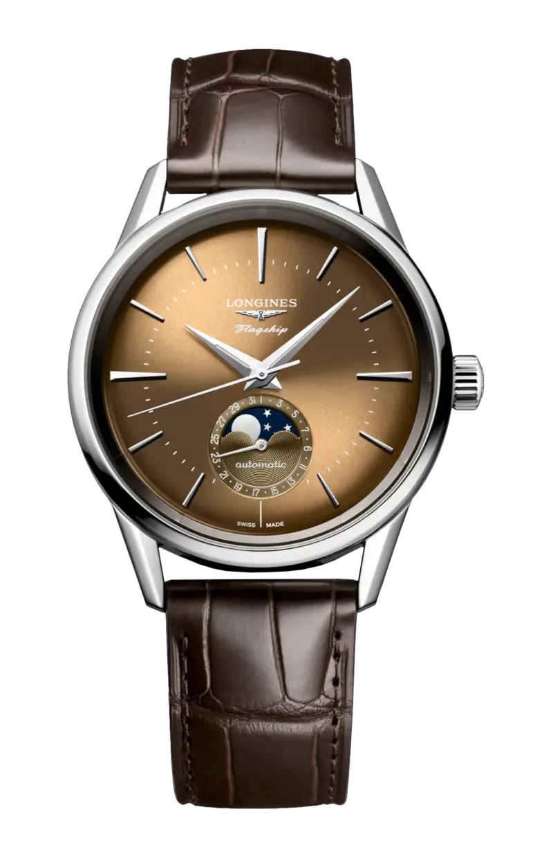 Flagship heritage фазы луны - l4.815.4.62.2 LONGINES
Flagship heritage фазы луны - l4.815.4.62.2 LONGINES