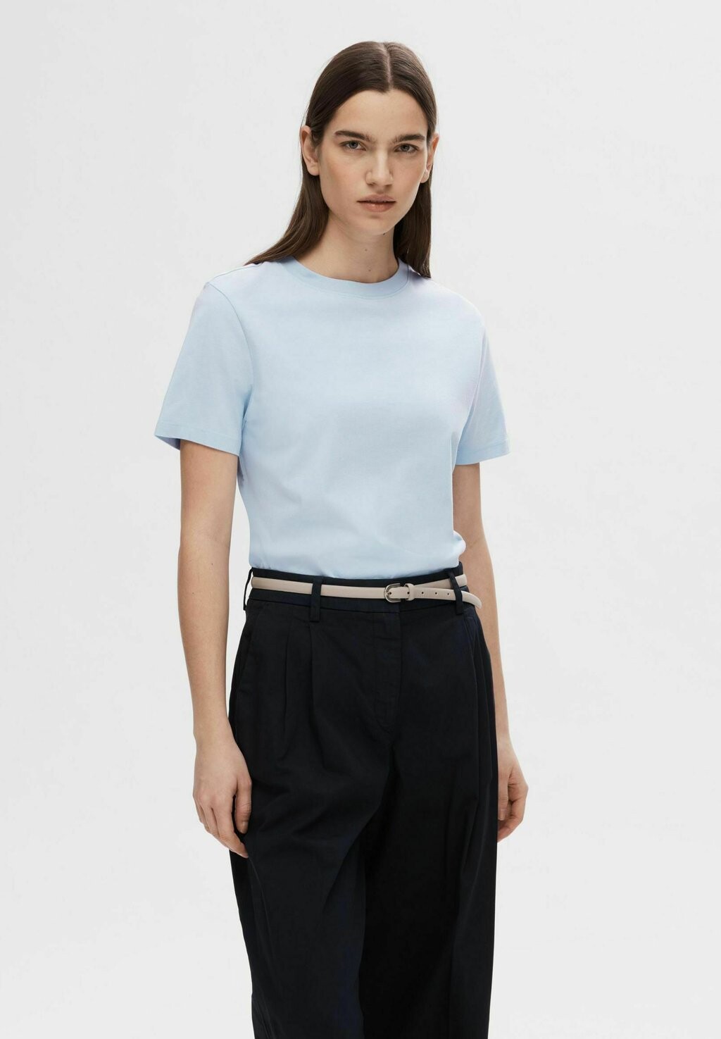 Базовая футболка Myessential Ss O-Neck Noos Selected Femme, цвет cashmere blue, Серый, Базовая футболка Myessential Ss O-Neck Noos Selected Femme, цвет cashmere blue
Базовая футболка Myessential Ss O-Neck Noos Selected Femme, цвет cashmere blue, Серый, Базовая футболка Myessential Ss O-Neck Noos Selected Femme, цвет cashmere blue