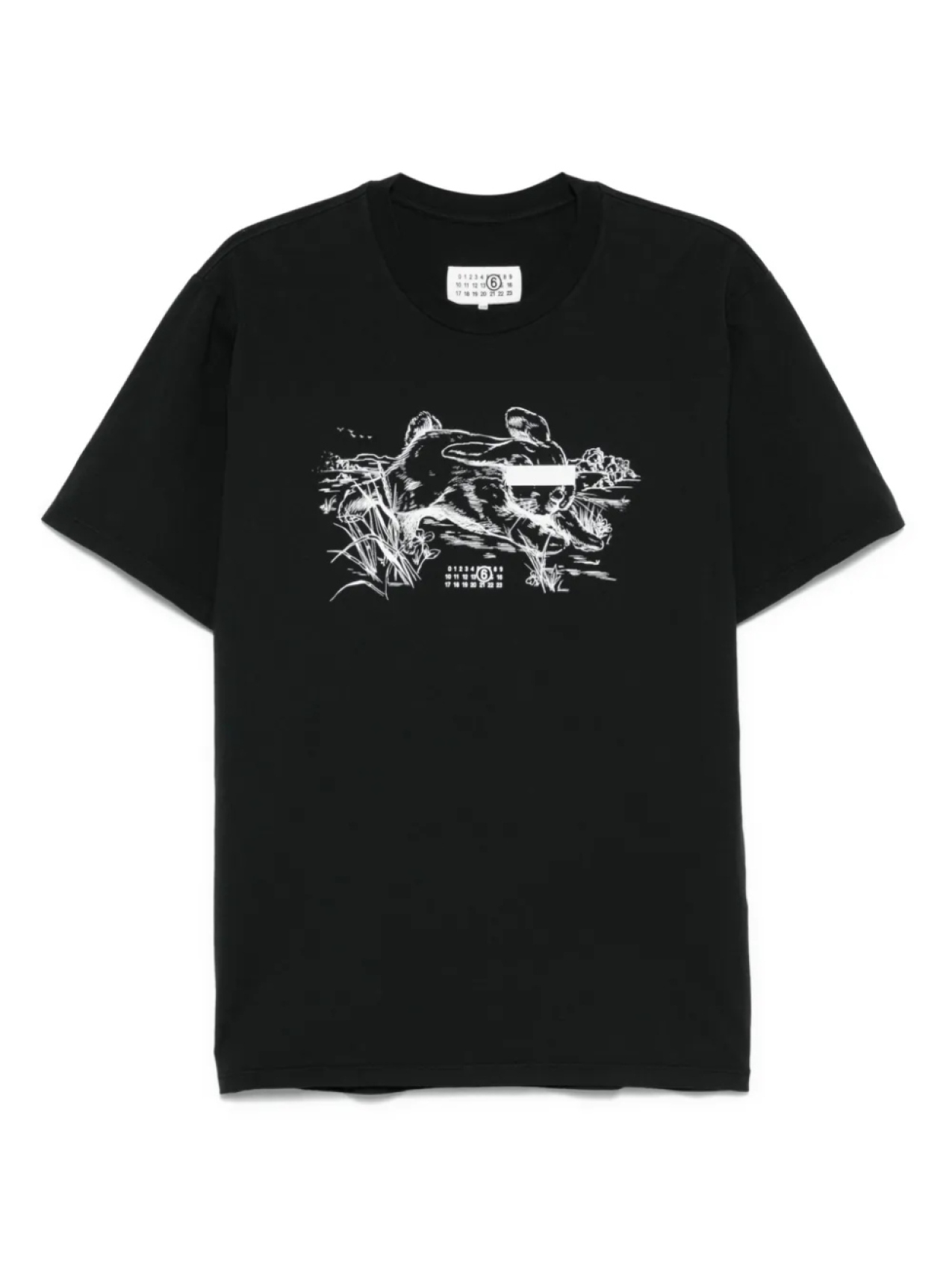 Футболка с графическим принтом MM6 Maison Margiela, черный
Футболка с графическим принтом MM6 Maison Margiela, черный