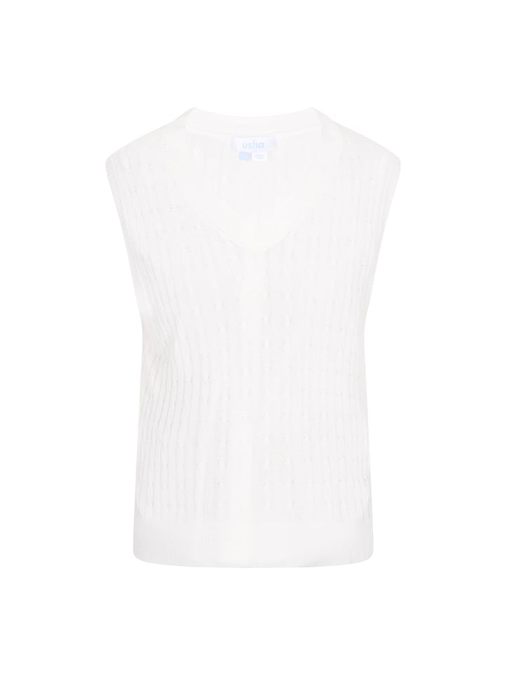 Свитер-жилет usha BLUE LABEL, белый
Свитер-жилет usha BLUE LABEL, белый