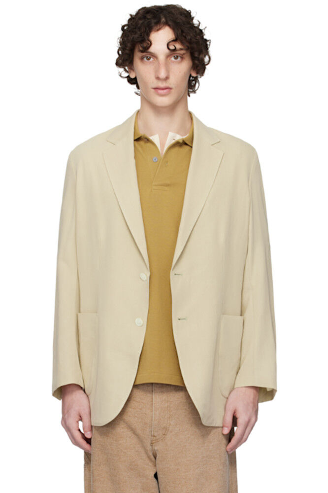 Блейзер Viyella цвета хаки из легкой хлопчатобумажной шерсти AURALEE
Блейзер Viyella цвета хаки из легкой хлопчатобумажной шерсти AURALEE