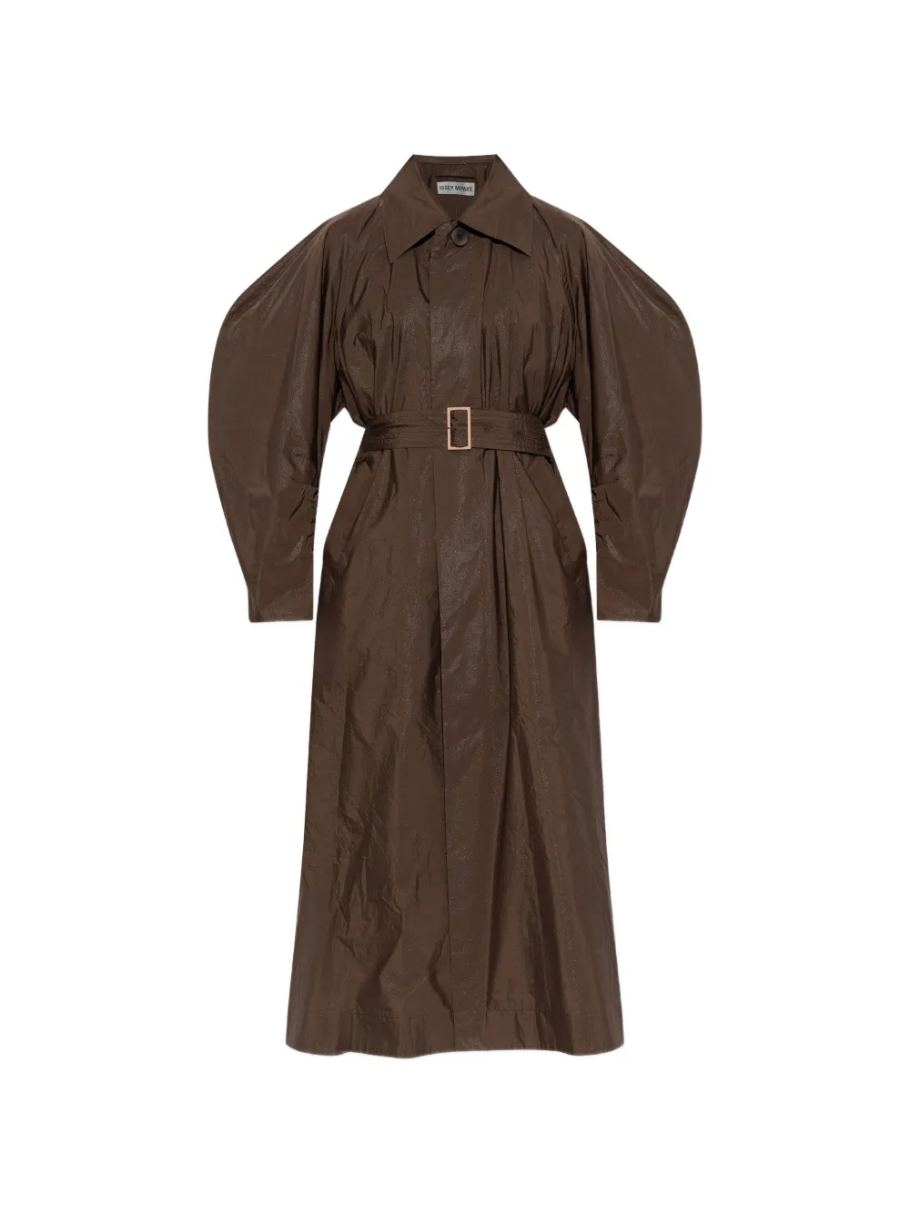 Пальто с поясом Issey Miyake, коричневый
Пальто с поясом Issey Miyake, коричневый
