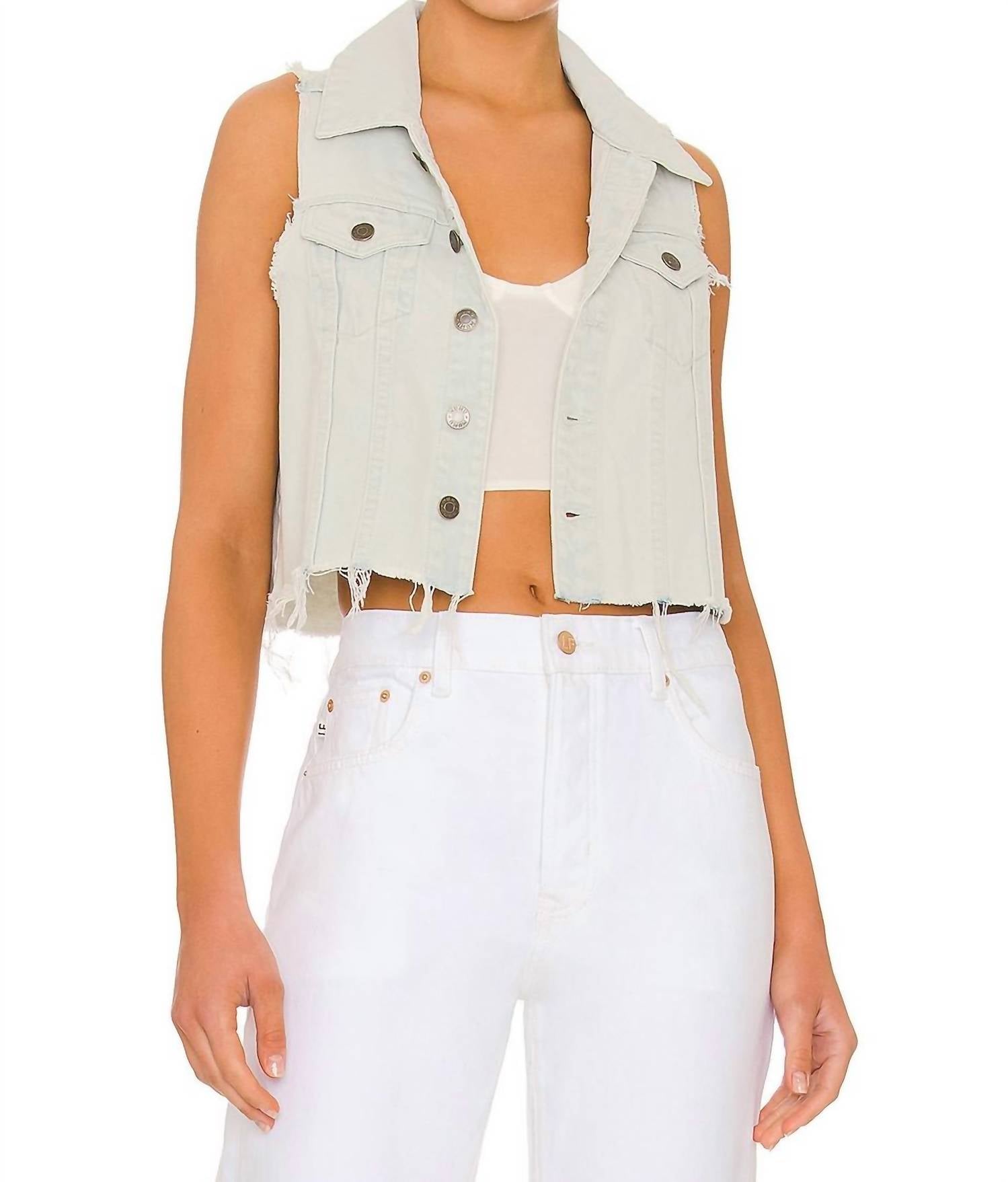 Валдоста жилет в джинсовой ткани Show Me Your Mumu, Denim
Валдоста жилет в джинсовой ткани Show Me Your Mumu, Denim