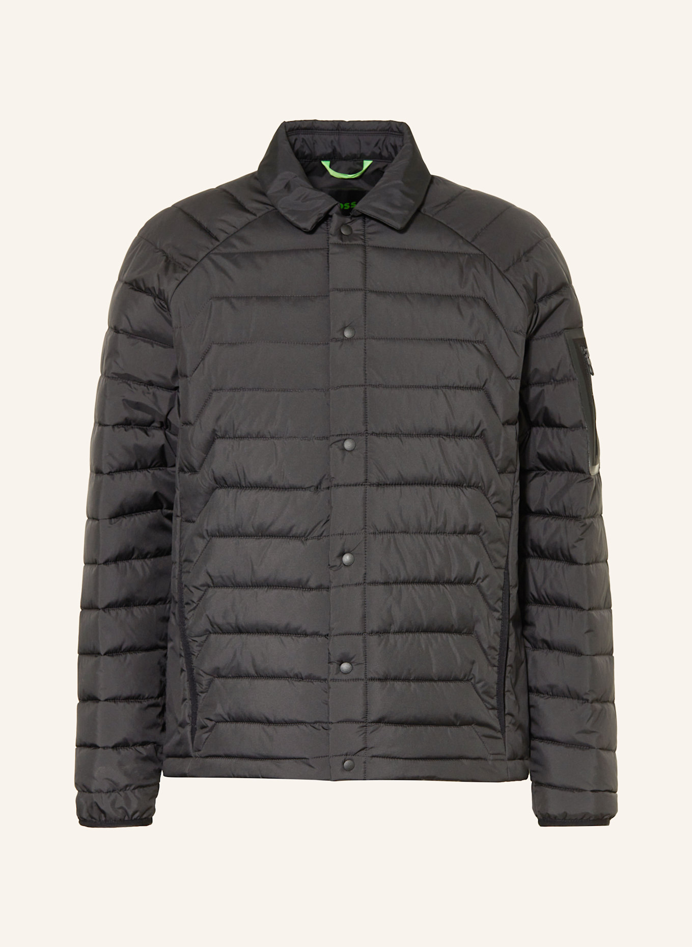 Стеганая куртка Boss, черный
Стеганая куртка Boss, черный