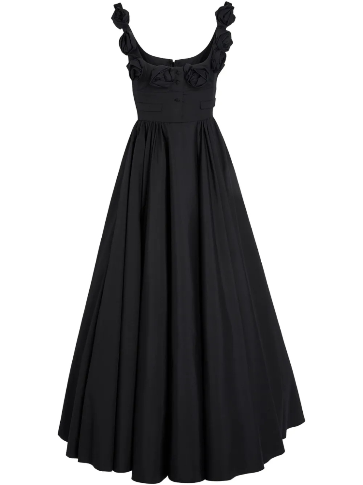 Платье с цветочной аппликацией Giambattista Valli, черный
Платье с цветочной аппликацией Giambattista Valli, черный