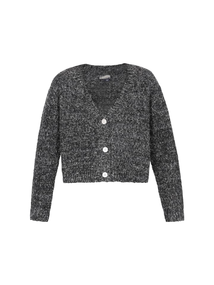 DreiMaster Женский кардиган темно-серого меланжевого цвета
DreiMaster Женский кардиган темно-серого меланжевого цвета