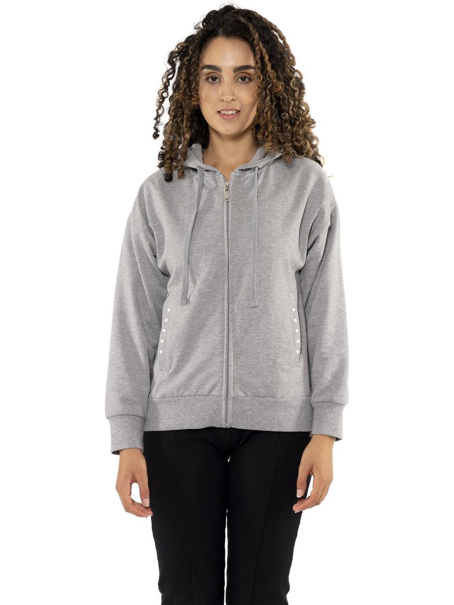 LEONE 1947 APPAREL Женская толстовка с капюшоном на молнии Pearl
LEONE 1947 APPAREL Женская толстовка с капюшоном на молнии Pearl