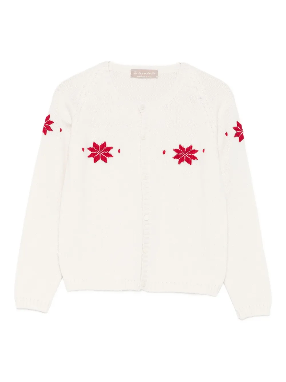 Кардиган с круглым вырезом La Stupenderia, кремовый
Кардиган с круглым вырезом La Stupenderia, кремовый