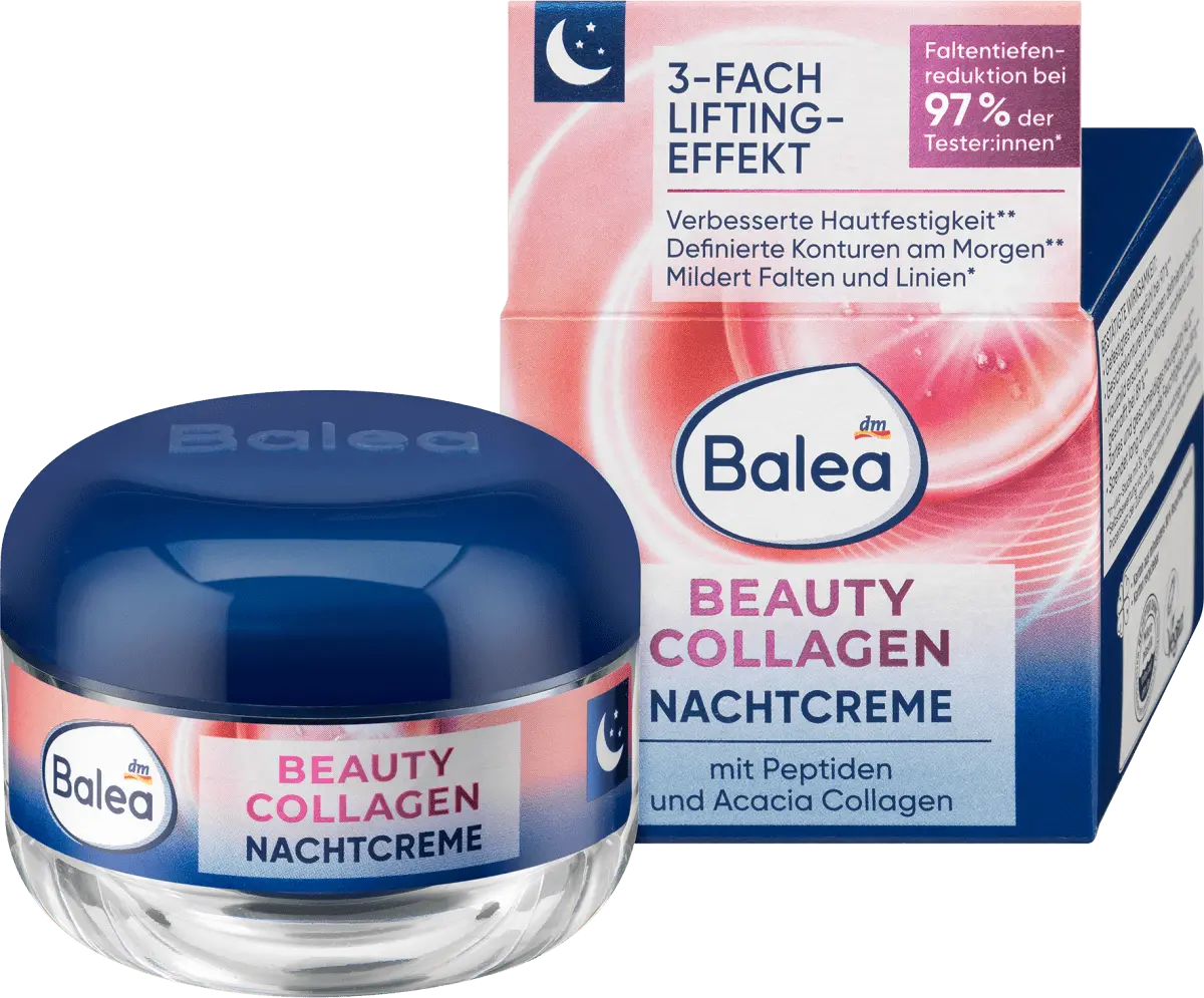 Крем ночной Beauty Collagen 50мл Balea
Крем ночной Beauty Collagen 50мл Balea