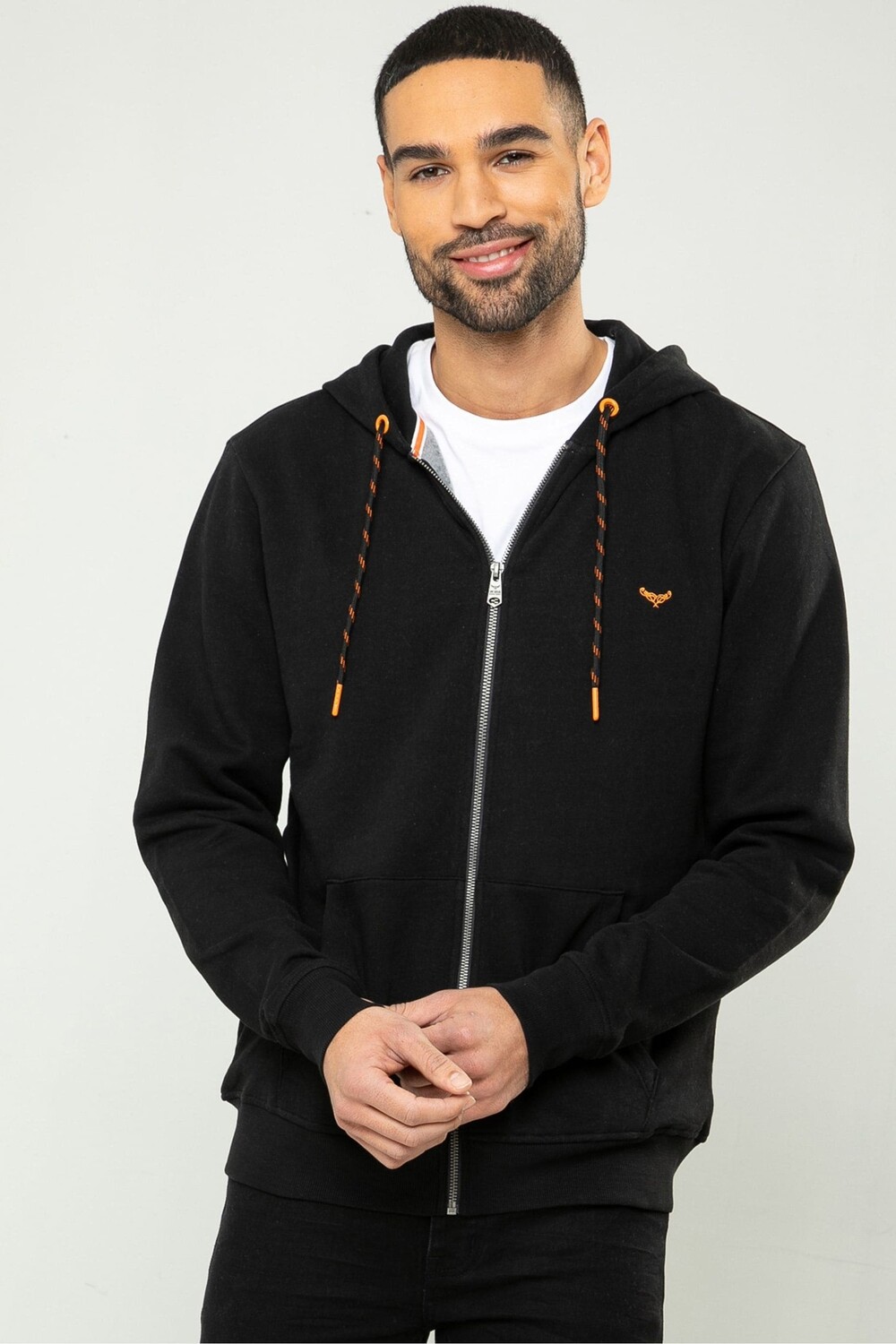 Толстовка с капюшоном на молнии Threadbare, черный
Толстовка с капюшоном на молнии Threadbare, черный