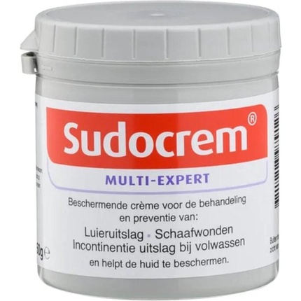 Multi Expert - Крем под подгузник и для ягодиц - 250 г Sudocrem
Multi Expert - Крем под подгузник и для ягодиц - 250 г Sudocrem