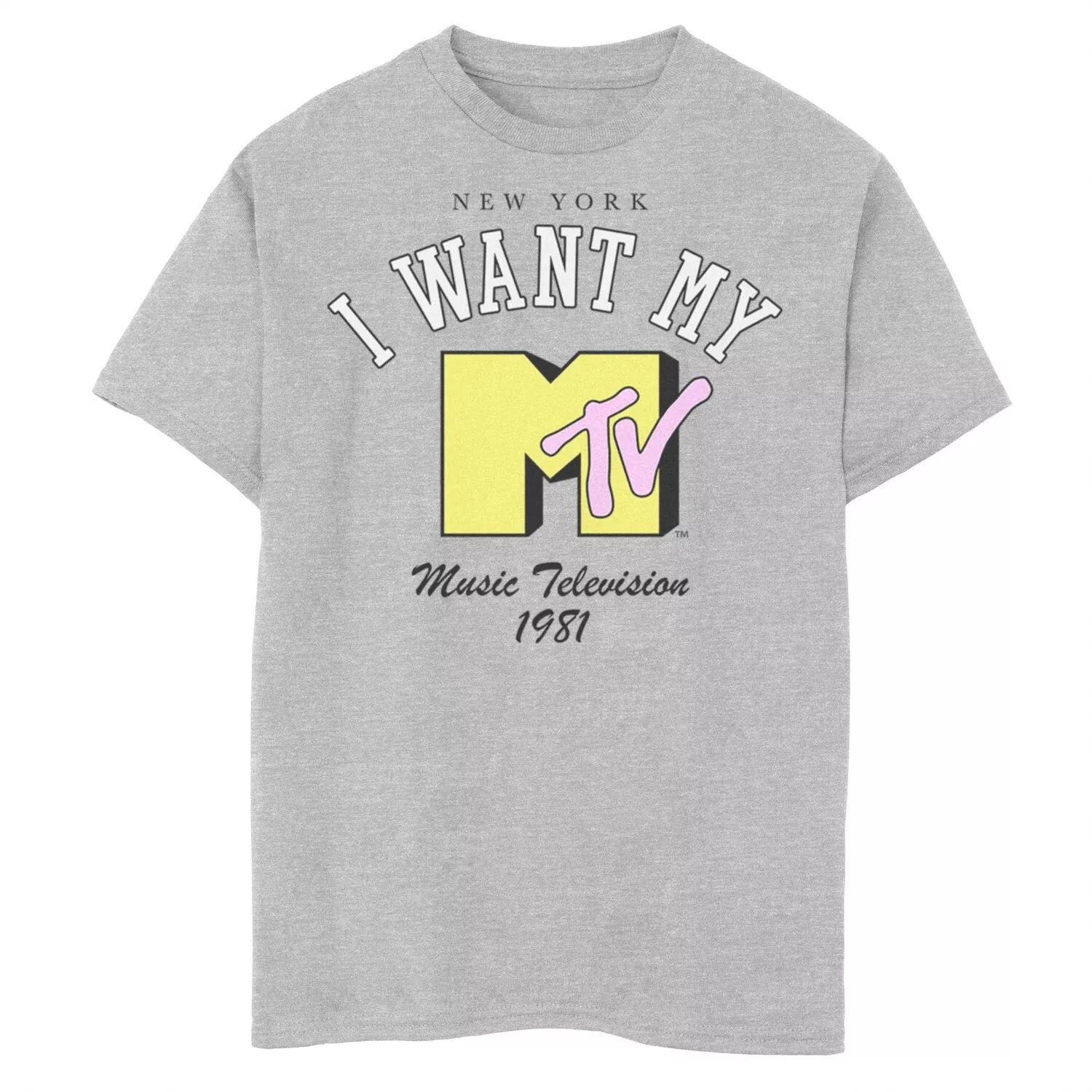 Футболка с логотипом MTV «I Want My MTV EST 1981» для мальчиков 8–20 лет Licensed Character
Футболка с логотипом MTV «I Want My MTV EST 1981» для мальчиков 8–20 лет Licensed Character