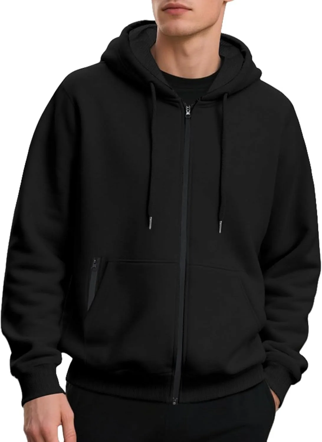 Толстовка с капюшоном evzosrz, на молнии, с подкладкой из флиса
Толстовка с капюшоном evzosrz, на молнии, с подкладкой из флиса