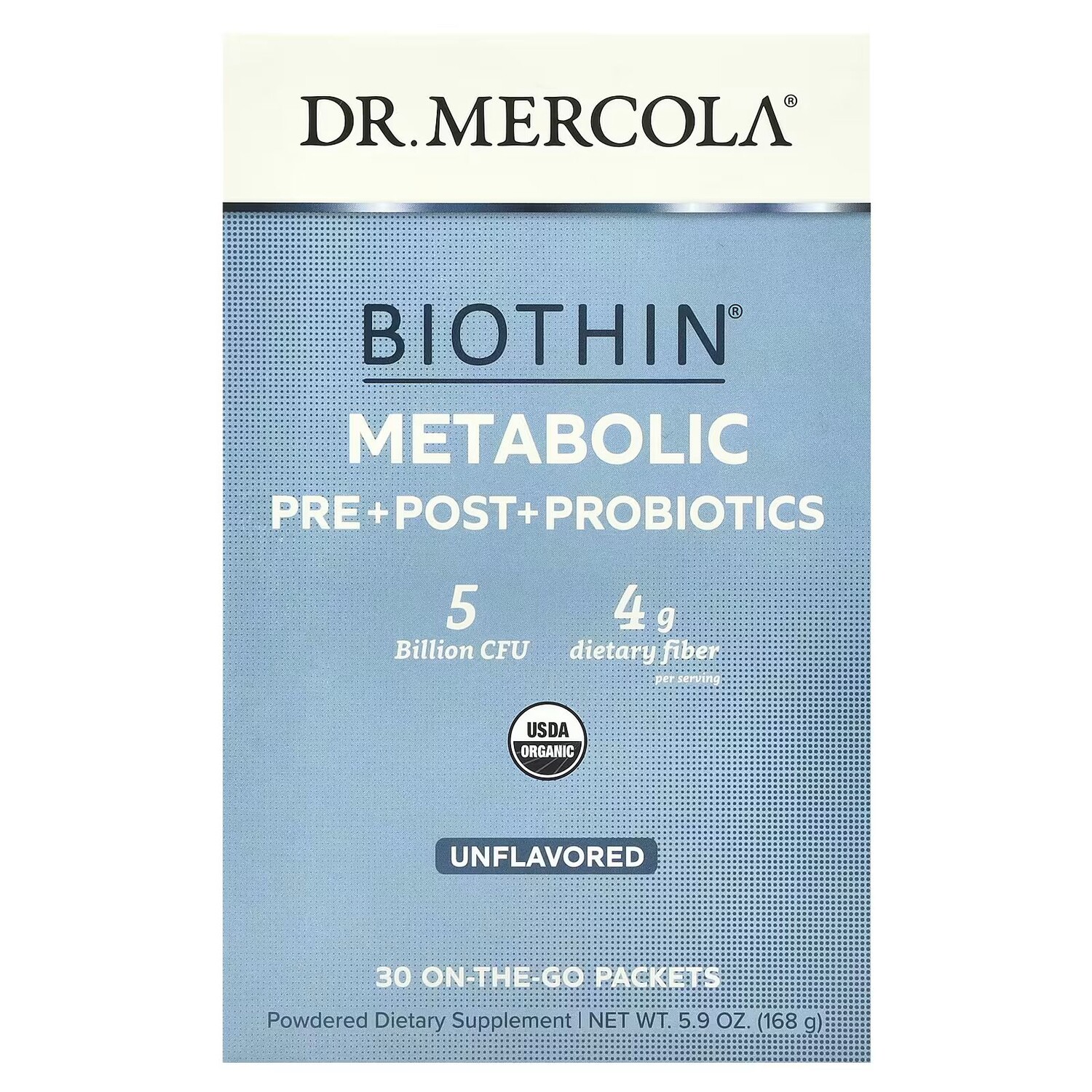 Biothin, Метаболические пре-+ пост-пробиотики, без вкусовых добавок, 5 миллиардов КОЕ, 30 пакетов «на ходу», по 0,19 унции (5,6 г) каждый Dr. Mercola
Biothin, Метаболические пре-+ пост-пробиотики, без вкусовых добавок, 5 миллиардов КОЕ, 30 пакетов «на ходу», по 0,19 унции (5,6 г) каждый Dr. Mercola