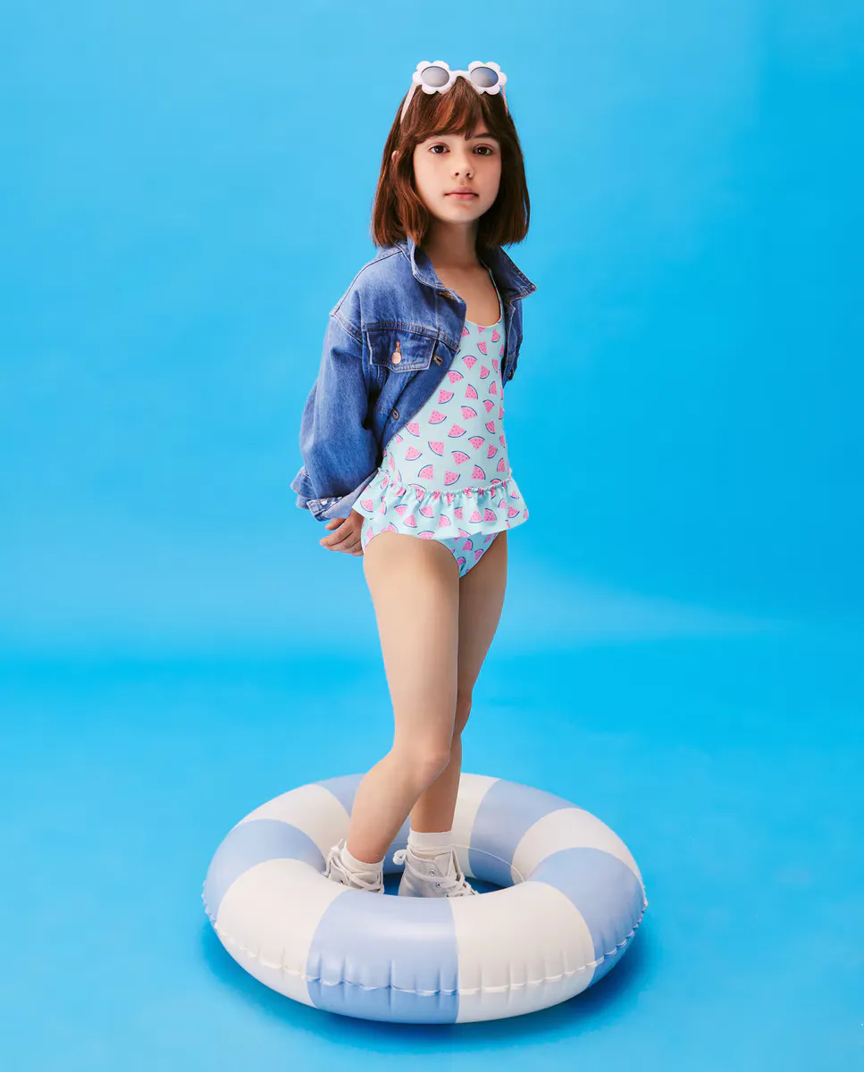 Купальник для девочки-арбуза Kids El Corte Inglés, зеленый
Купальник для девочки-арбуза Kids El Corte Inglés, зеленый