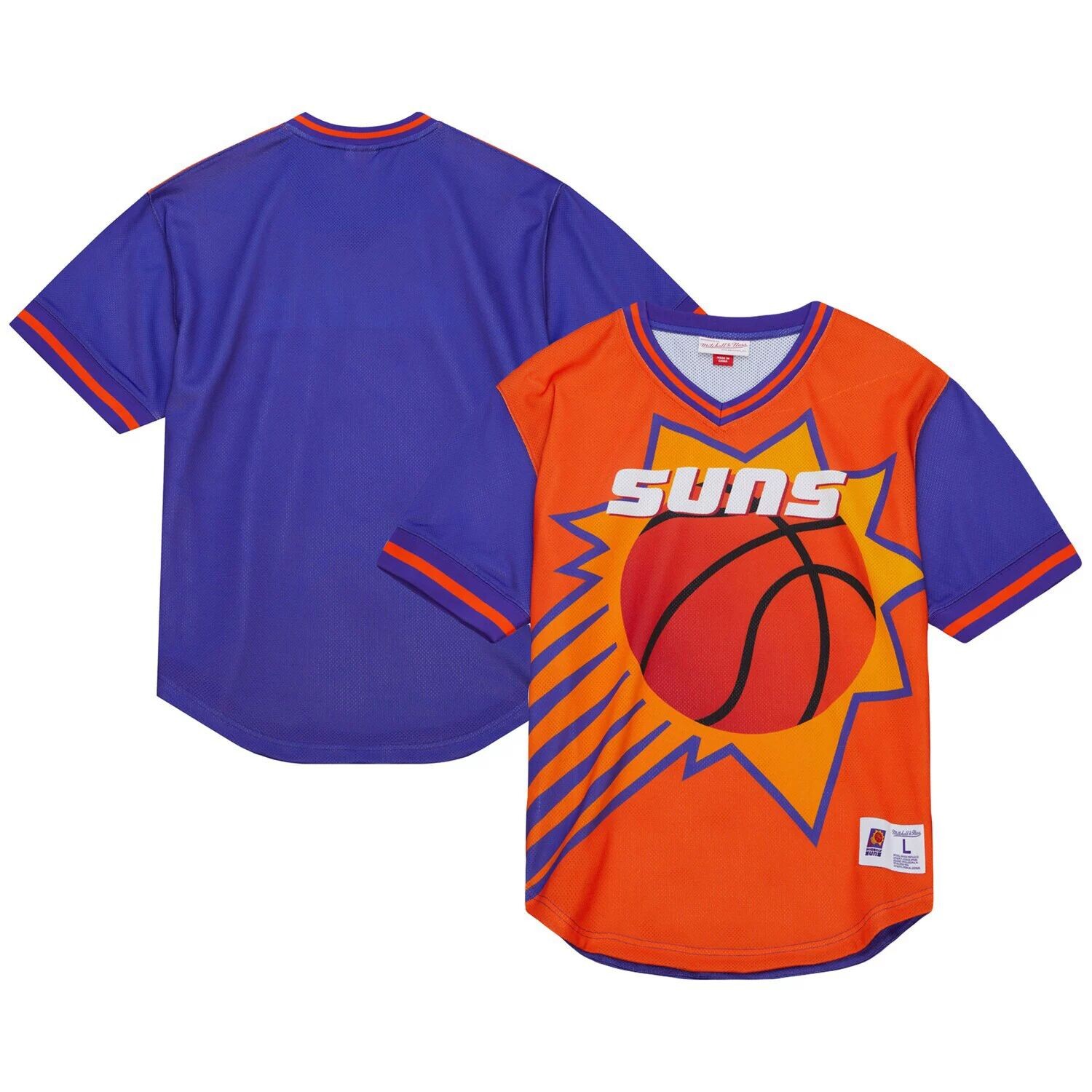 Мужская футболка Mitchell & Ness Orange Phoenix Suns Jumbotron 3.0 Mesh с v-образным вырезом
Мужская футболка Mitchell & Ness Orange Phoenix Suns Jumbotron 3.0 Mesh с v-образным вырезом