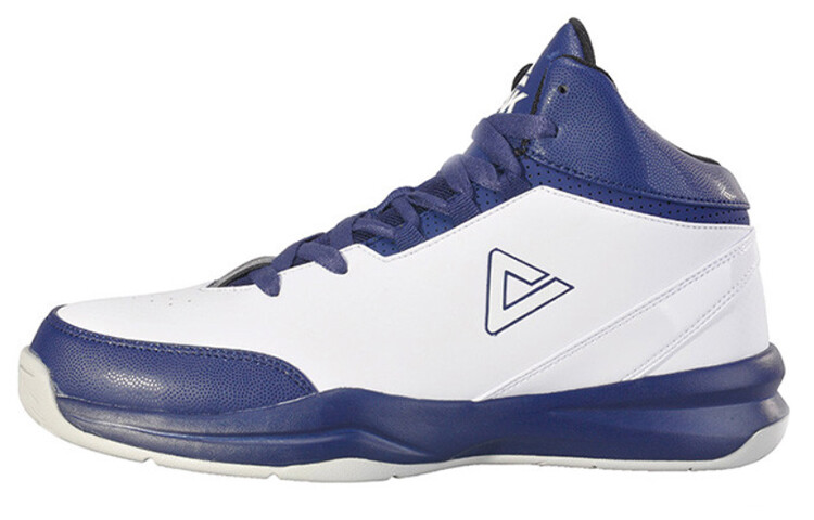 Баскетбольные кроссовки мужские среднего размера, синие/белые Peak