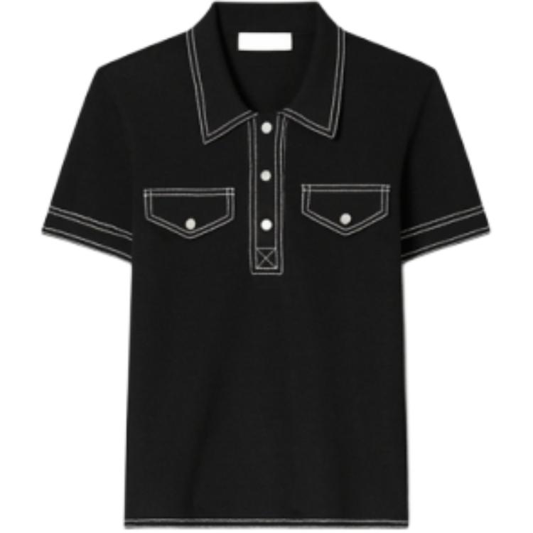 Tory Burch Рубашка-поло унисекс, черные, с прямым кроем и воротником-поло, Черный, Tory Burch Рубашка-поло унисекс, черные, с прямым кроем и воротником-поло
Tory Burch Рубашка-поло унисекс, черные, с прямым кроем и воротником-поло, Черный, Tory Burch Рубашка-поло унисекс, черные, с прямым кроем и воротником-поло