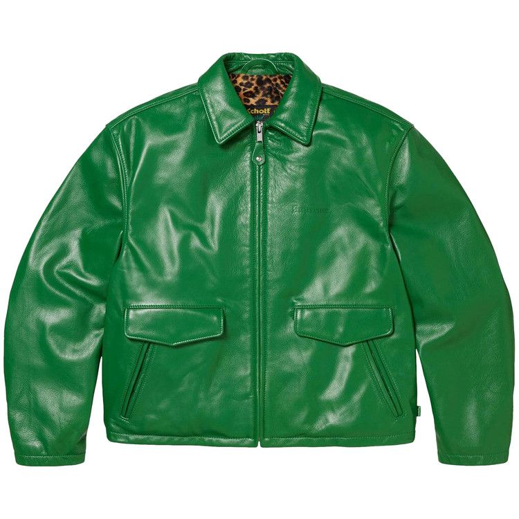 Куртка Supreme x Schott Leather Racer Jacket, Green
Куртка Supreme x Schott Leather Racer Jacket, Green
