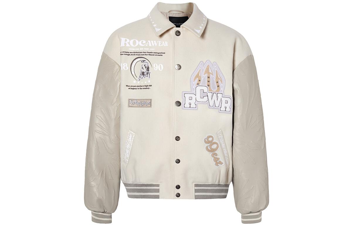 ROCAWEAR Бейсбольная куртка унисекс, От белого
ROCAWEAR Бейсбольная куртка унисекс, От белого