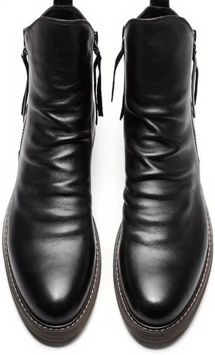 Мужские челси ботинки дышащие кожаные легкие с молнией классические сапоги ковбойские ботинки Чакка на щиколотку XBTEVUDAK, черный
Мужские челси ботинки дышащие кожаные легкие с молнией классические сапоги ковбойские ботинки Чакка на щиколотку XBTEVUDAK, черный