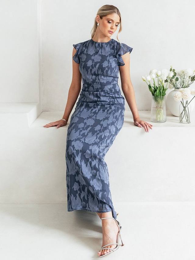 Флоральное платье макси с пышными рукавами-бабочками Anaya With Love, Storm Blue
Флоральное платье макси с пышными рукавами-бабочками Anaya With Love, Storm Blue