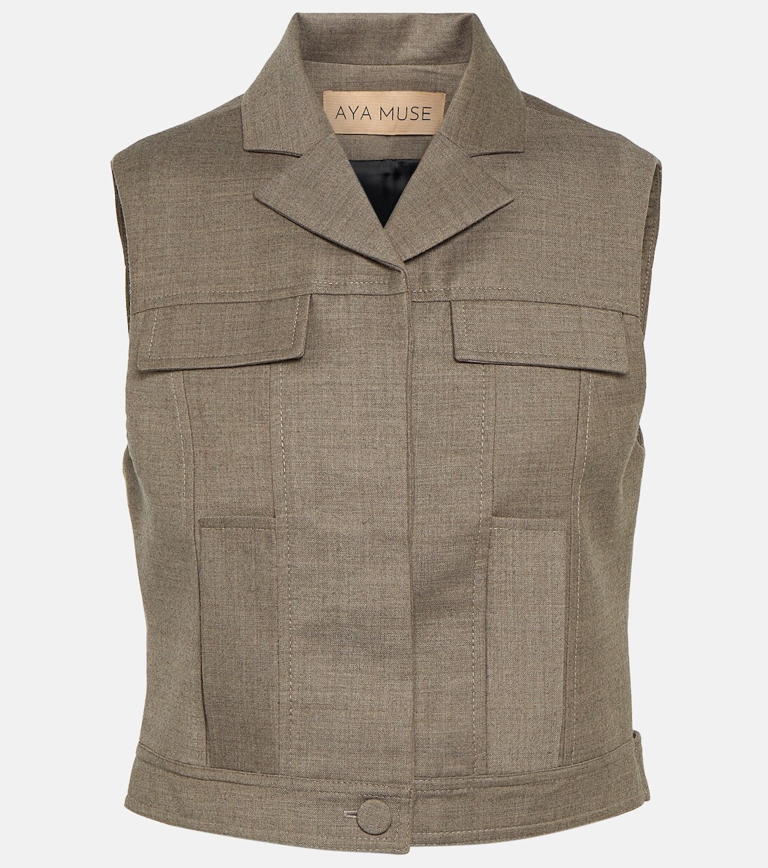 Укороченный шерстяной топ mia Aya Muse, серый
Укороченный шерстяной топ mia Aya Muse, серый