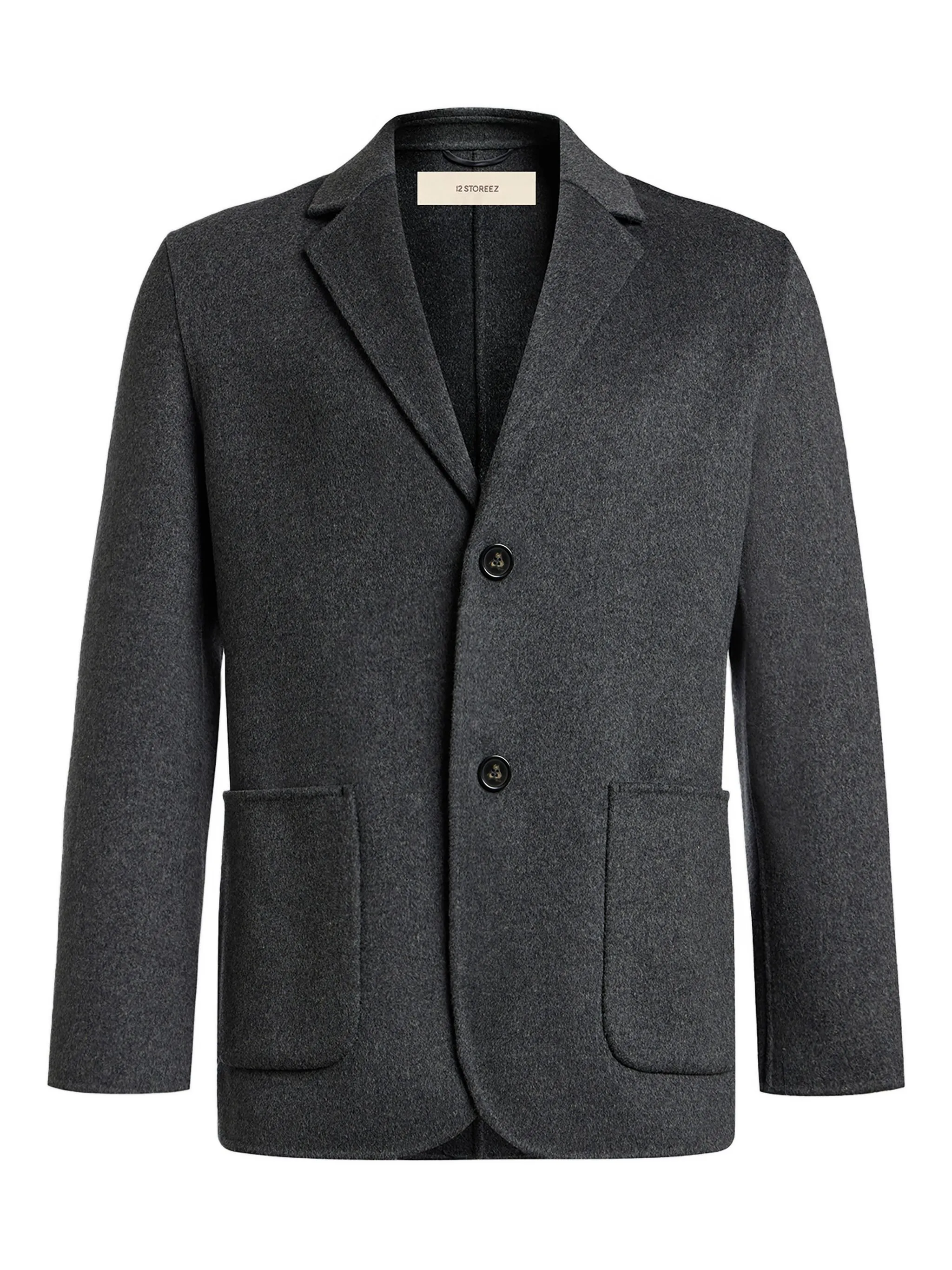 Шерстяно-кашемировый блейзер с насечкой 12 Storeez, серый
Шерстяно-кашемировый блейзер с насечкой 12 Storeez, серый