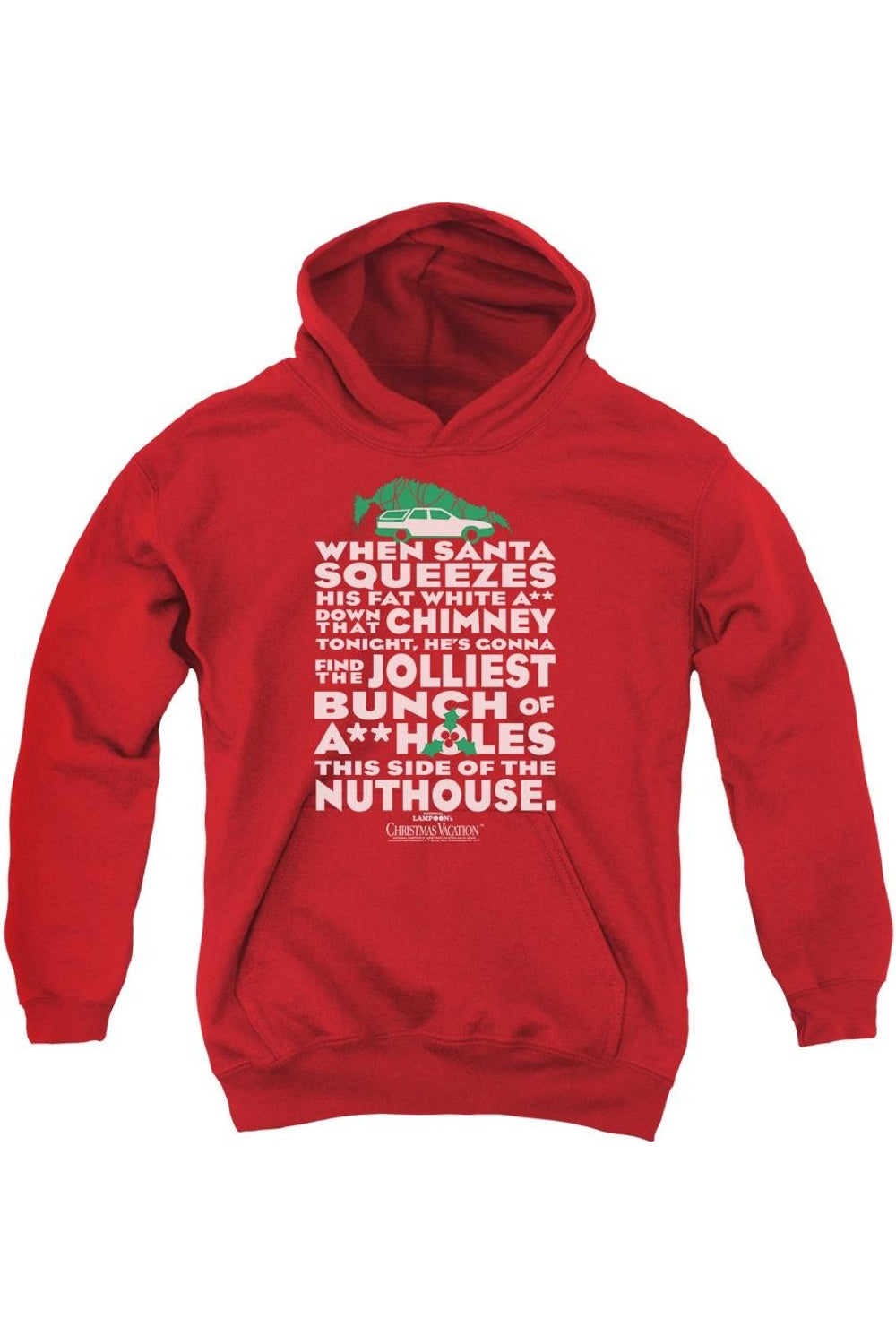 Рождественские каникулы Самый веселый народ Молодежная толстовка с капюшоном Gildan, красный
Рождественские каникулы Самый веселый народ Молодежная толстовка с капюшоном Gildan, красный