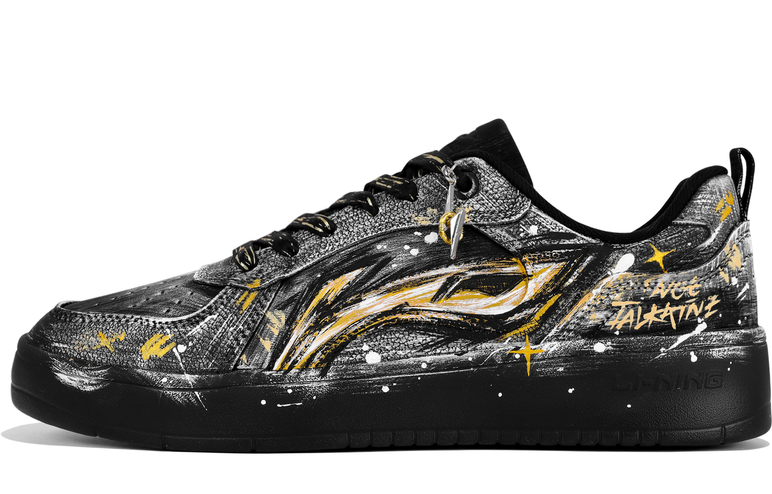 Мужские низкие скейтбордные кроссовки LiNing Spike Years, износостойкие, дышащие, с возможностью увеличения высоты., черный золото
Мужские низкие скейтбордные кроссовки LiNing Spike Years, износостойкие, дышащие, с возможностью увеличения высоты., черный золото