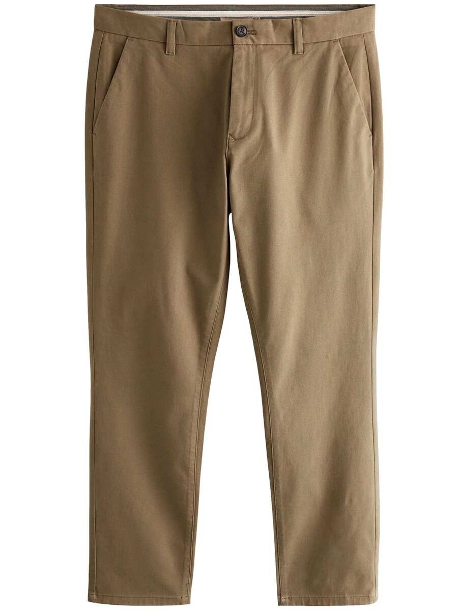 Облегающие брюки-чинос Next, коричневый 
Облегающие брюки-чинос Next, коричневый