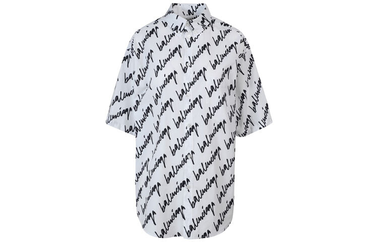 Рубашка женская Balenciaga с надписями, белый
Рубашка женская Balenciaga с надписями, белый