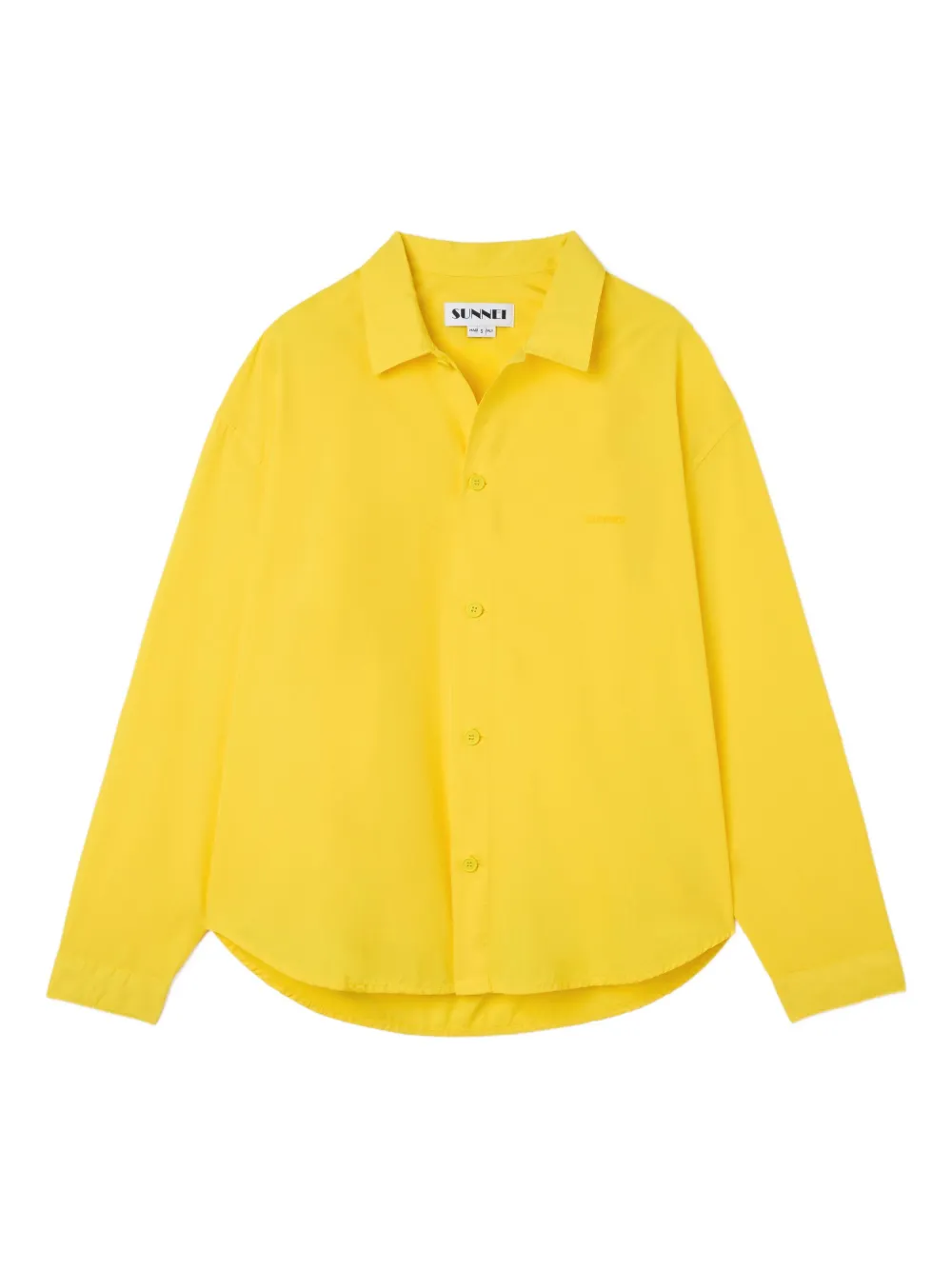 Хлопковая рубашка Sunnei, желтый
Хлопковая рубашка Sunnei, желтый
