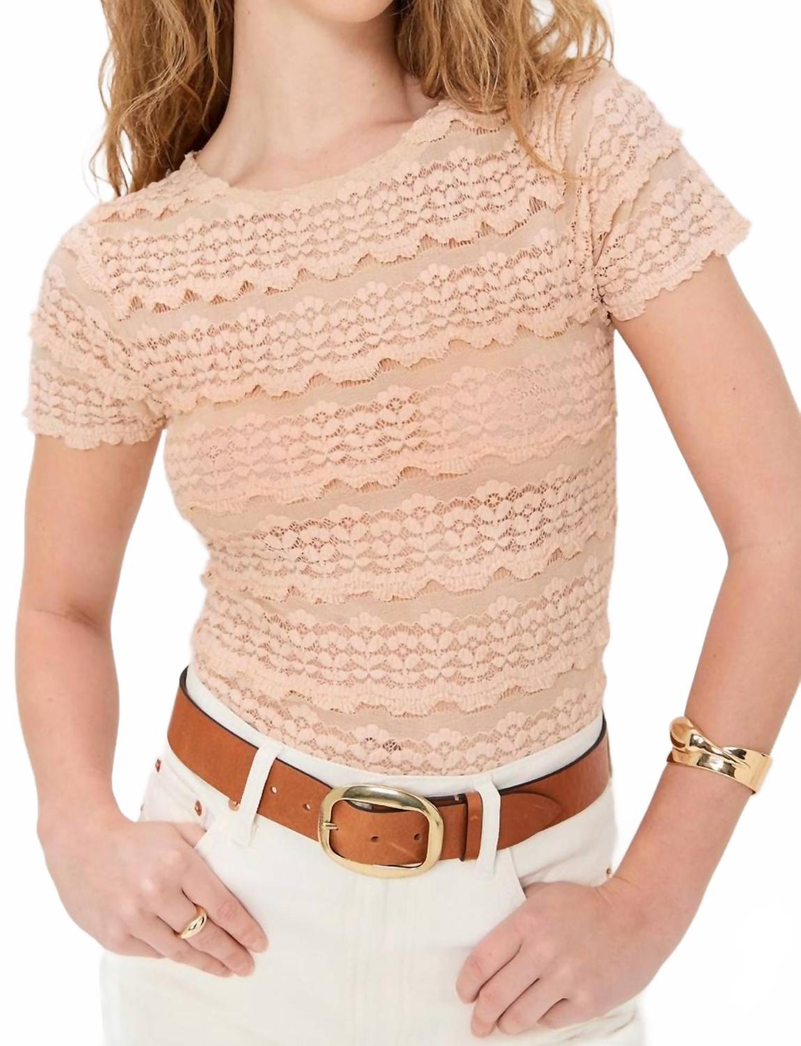 Кружевная футболка Angelina Tea Free People, Tea
Кружевная футболка Angelina Tea Free People, Tea