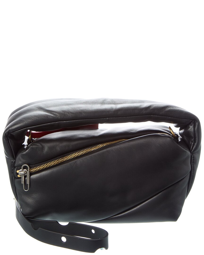 Off-White Кожаная сумка через плечо цвета слоновой кости
Off-White Кожаная сумка через плечо цвета слоновой кости