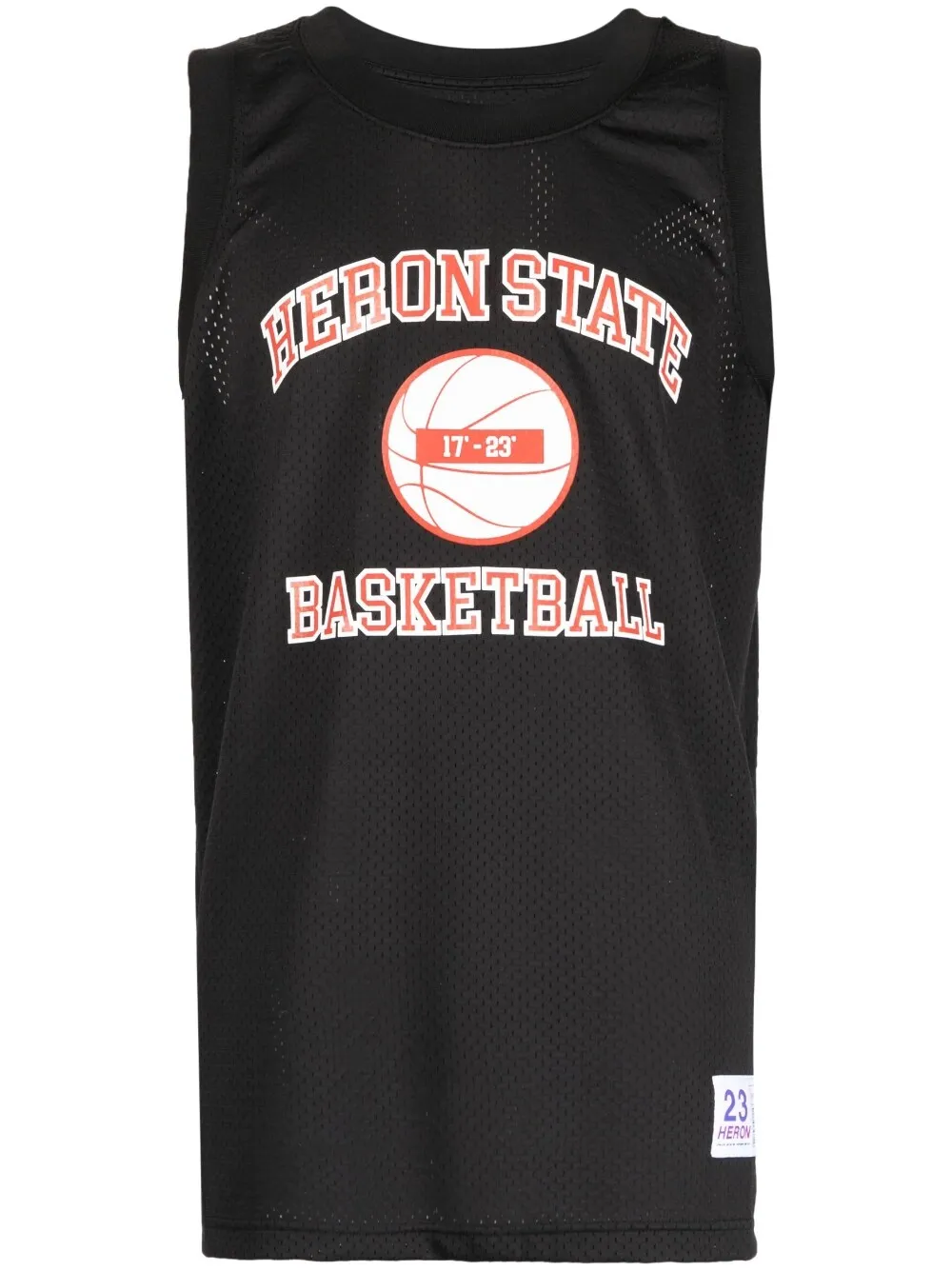 Топ с графичным принтом Heron Preston, черный 
Топ с графичным принтом Heron Preston, черный