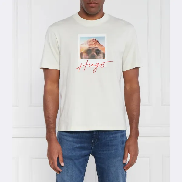 Футболка Driceto 10233396 01 стандартного кроя Hugo, экрю
Футболка Driceto 10233396 01 стандартного кроя Hugo, экрю