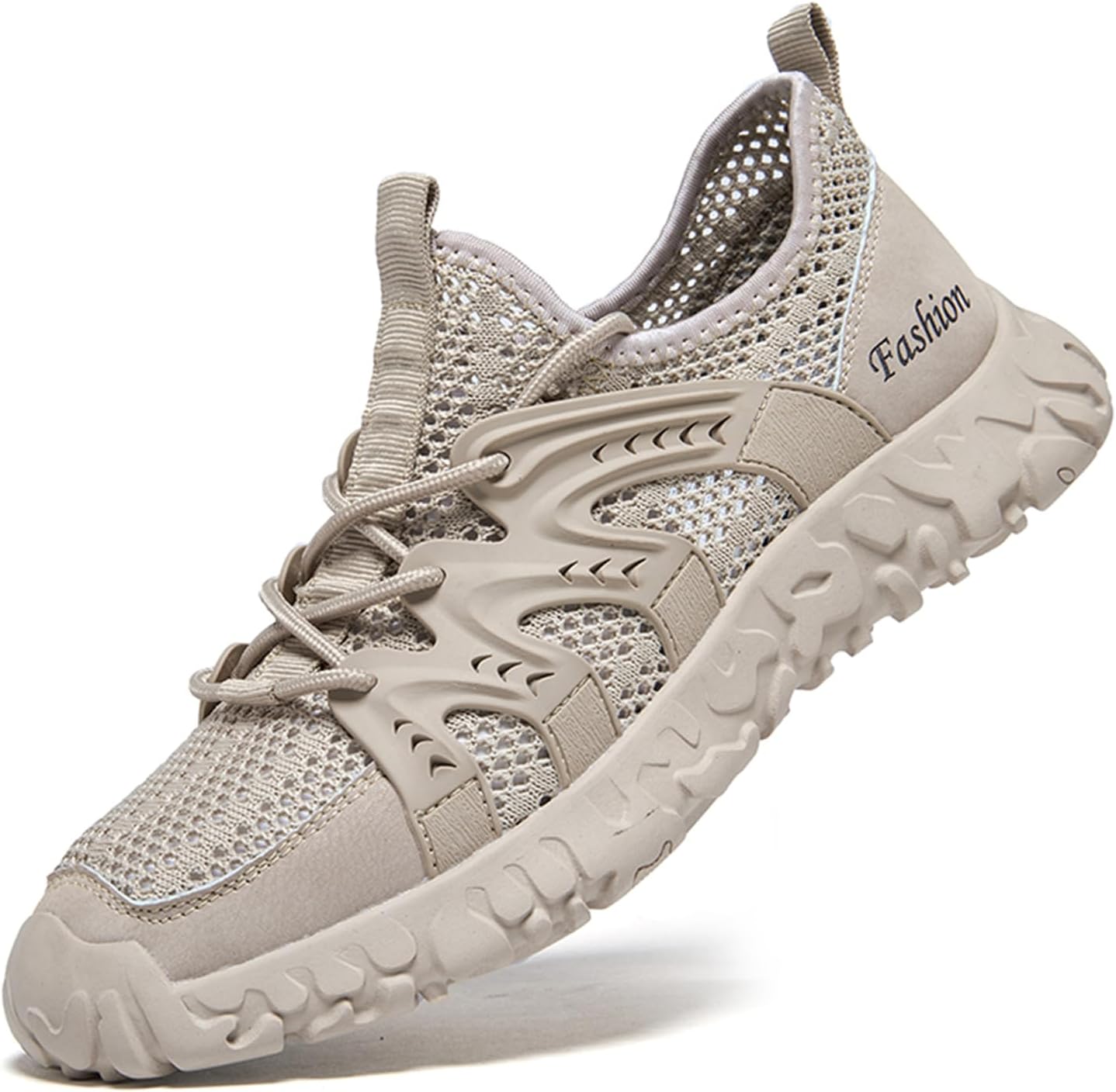 Мужские дышащие сетчатые кроссовки для ходьбы с амортизирующей мягкой подошвой, повседневная обувь, модные кроссовки Abborora, бежевый
Мужские дышащие сетчатые кроссовки для ходьбы с амортизирующей мягкой подошвой, повседневная обувь, модные кроссовки Abborora, бежевый